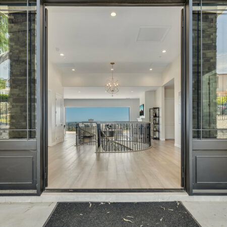 grand entrance of SuperForm ICF house.