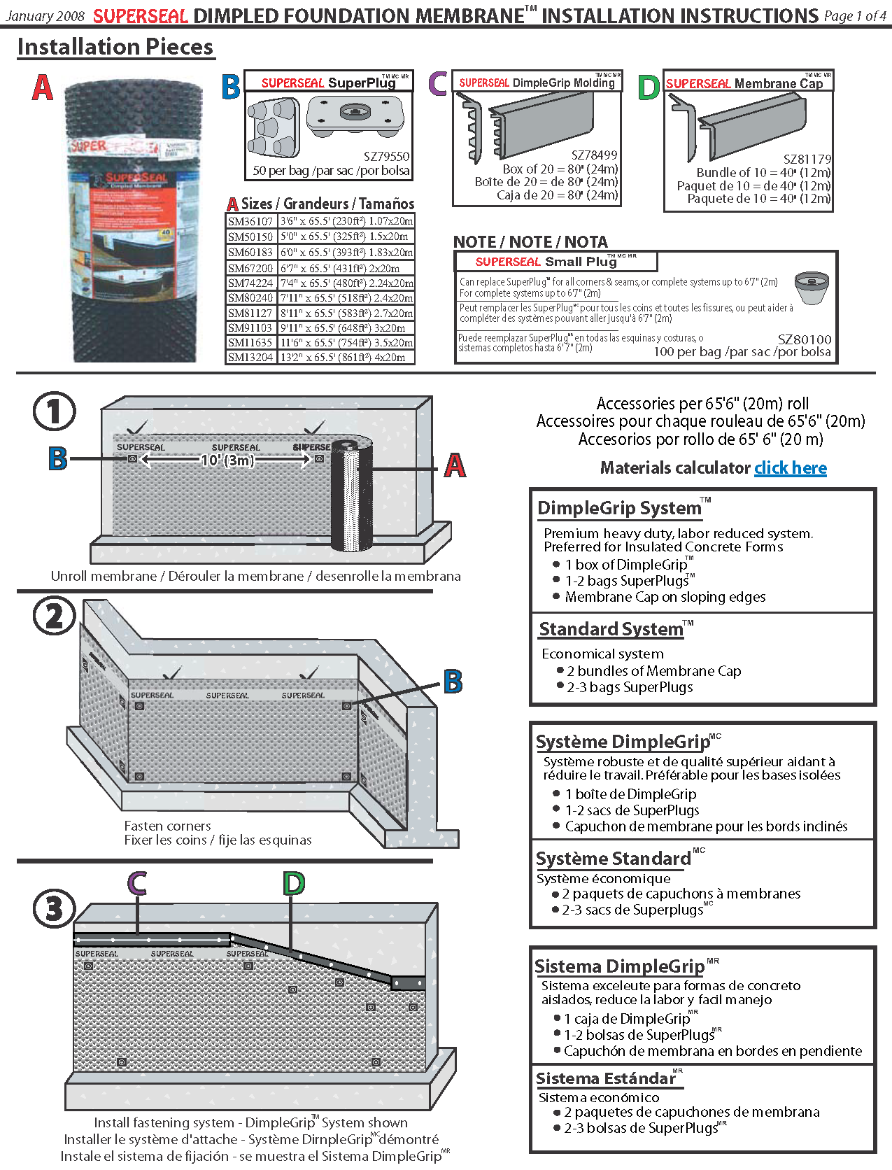 SUPERSEAL_Dimpled_Foundation_Membrane
