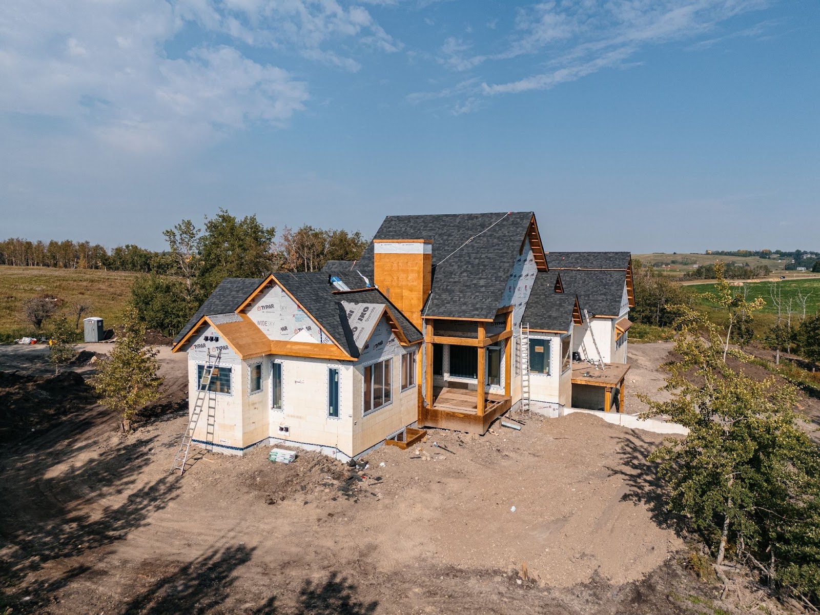 A residential project utilizing ICF blocks is pictured mid-construction.