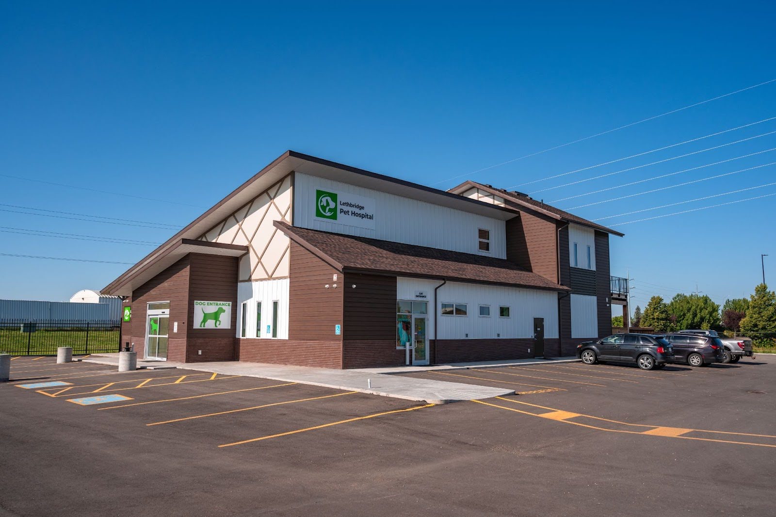 A pet hospital constructed from ICFs is pictured.
